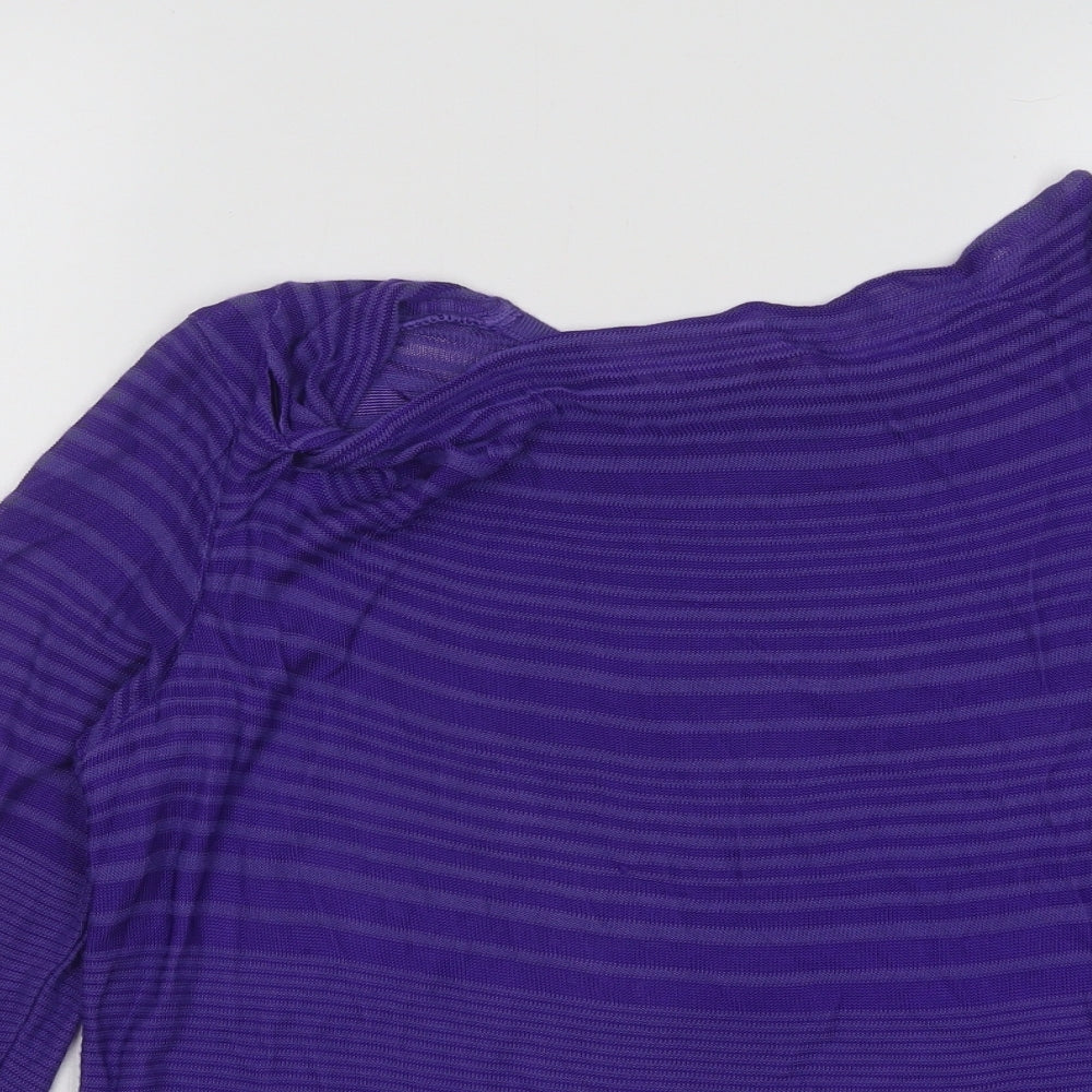 Womens UK Size 12 Per Una Purple Pullover Jumper