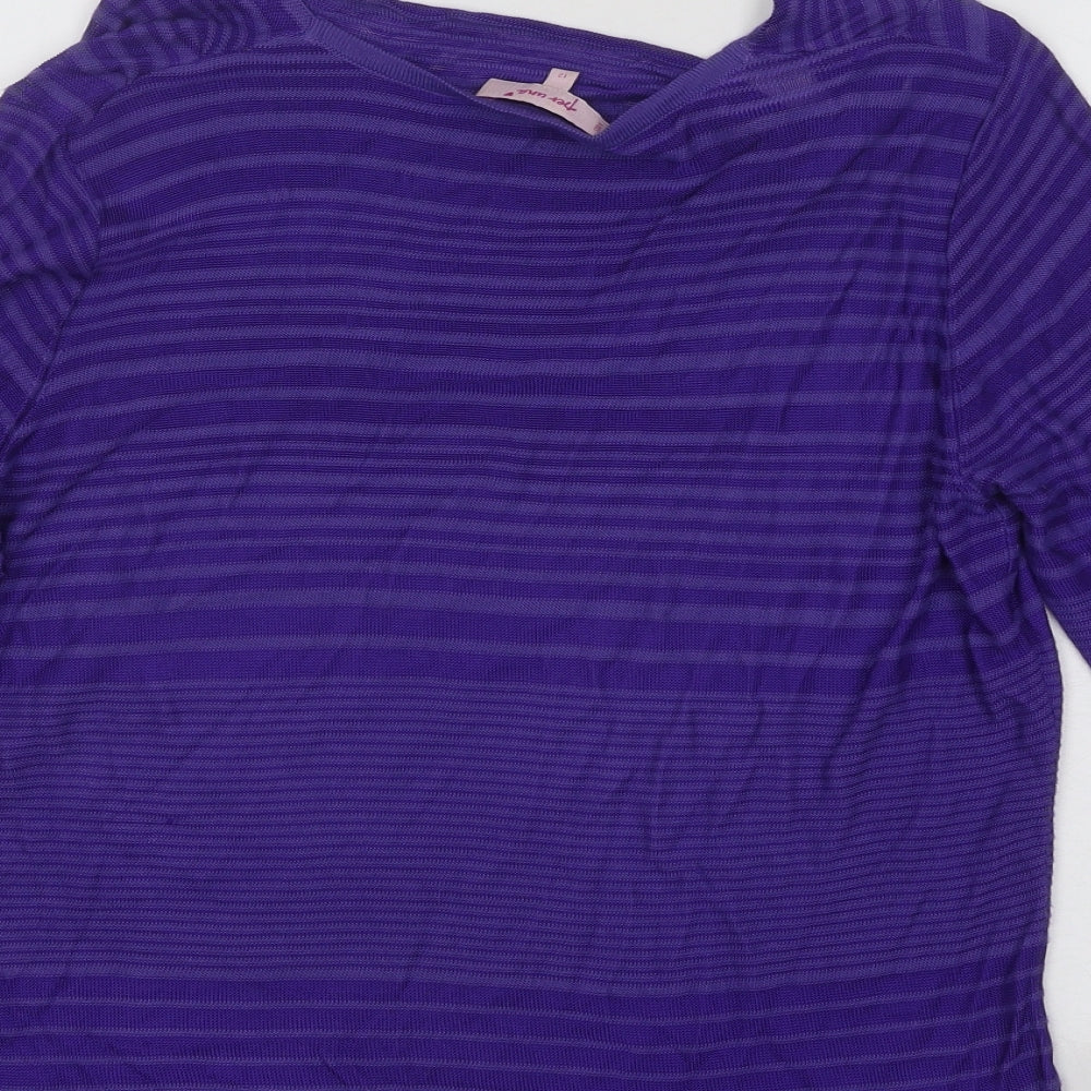 Womens UK Size 12 Per Una Purple Pullover Jumper
