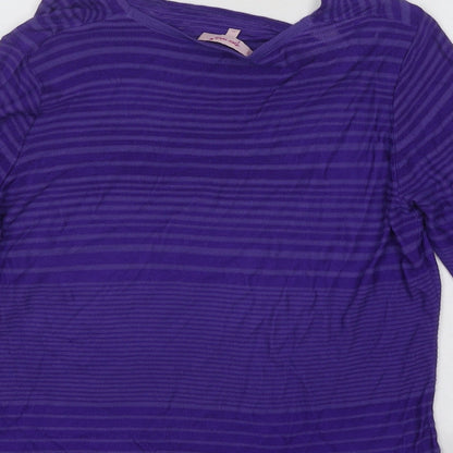 Womens UK Size 12 Per Una Purple Pullover Jumper