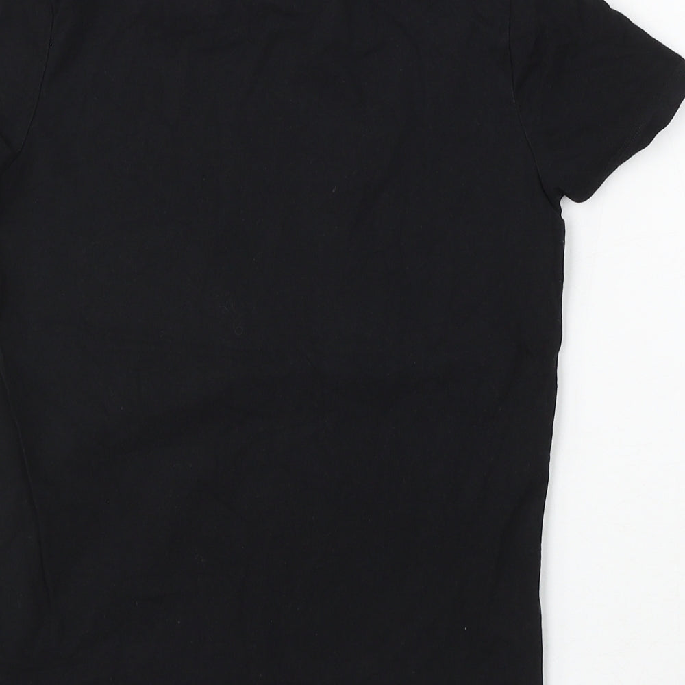 Primark Boys Black Cotton Basic T-Shirt Size S Round Neck - Fortnite