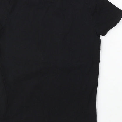Primark Boys Black Cotton Basic T-Shirt Size S Round Neck - Fortnite