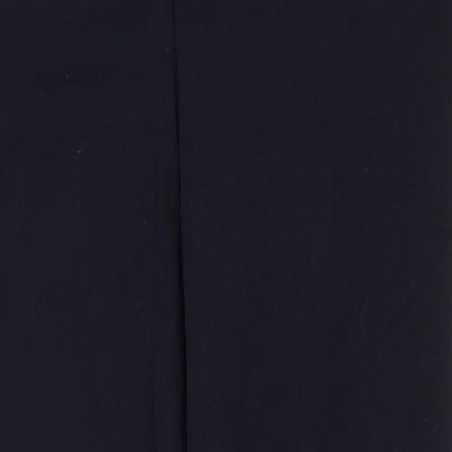 Womens UK Size 8 Marks and Spencer Regular Fit Dress Pants Blue Trousers