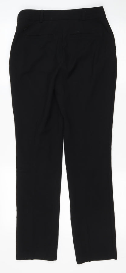 Dunes Womens Black Polyester Dress Pants Trousers Size 8 L29 in Regular Zip
