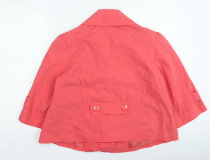 Womens UK Size 14 Dunnes Stores Pink Jacket