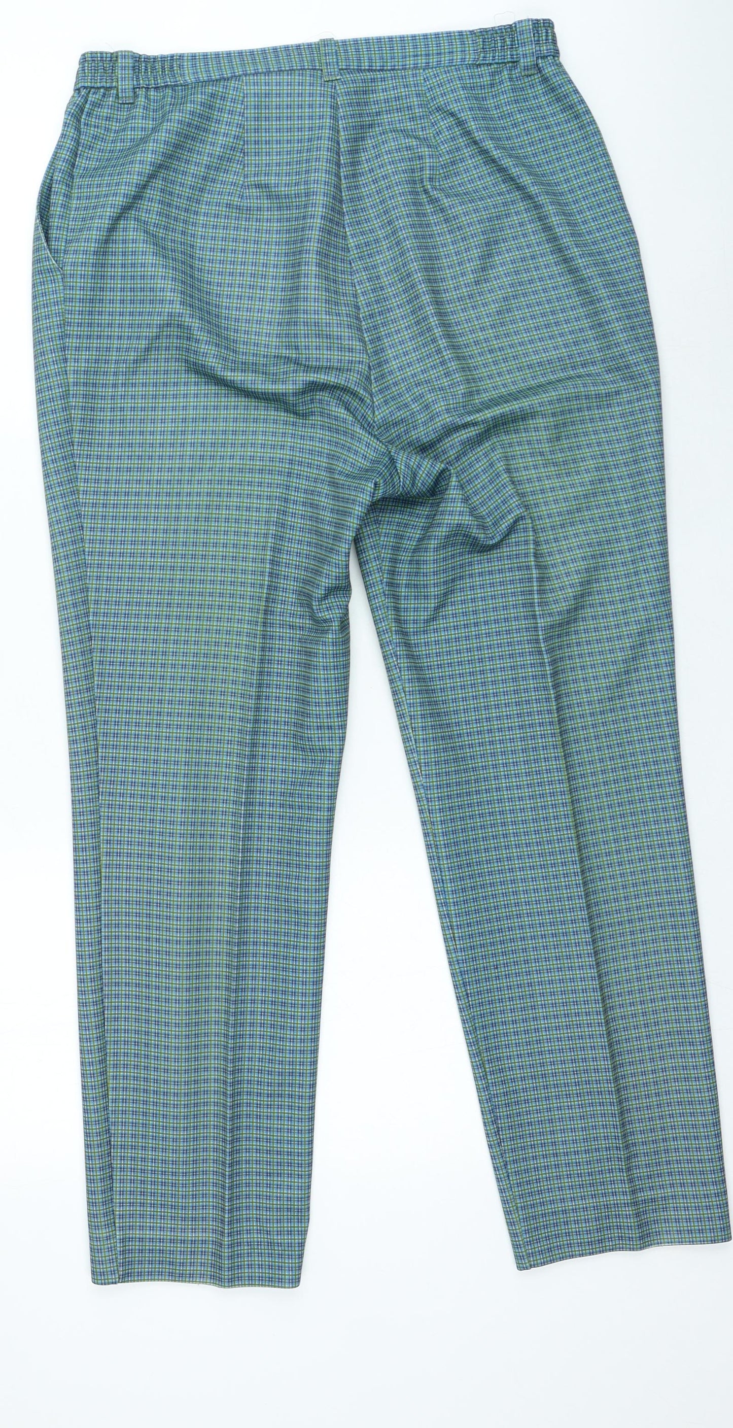 Womens UK Size 30 in Preworn Regular Fit  Green Trousers