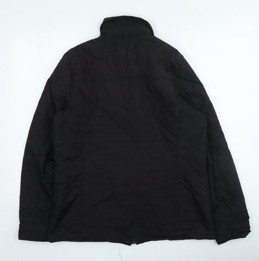 Womens UK Size 14 Dorothy Perkins Black Rain Coat