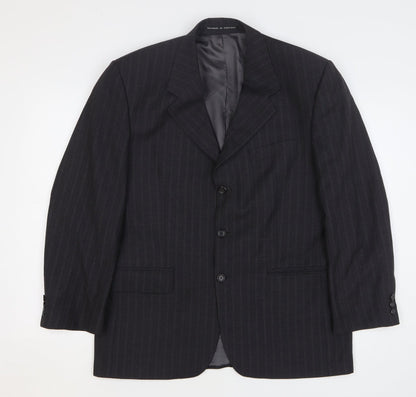 Mens UK Size 40 Preworn Regular Grey Suit Jacket