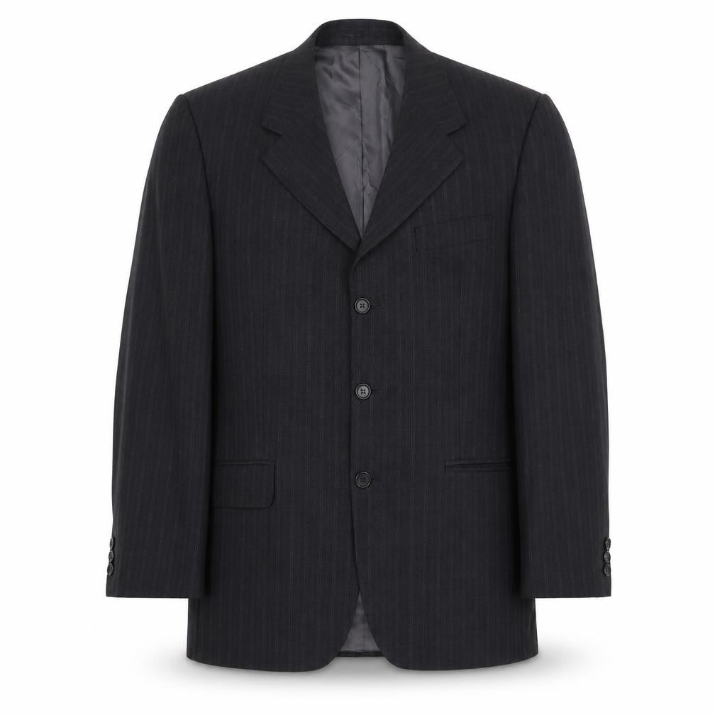 Mens UK Size 40 Preworn Regular Grey Suit Jacket