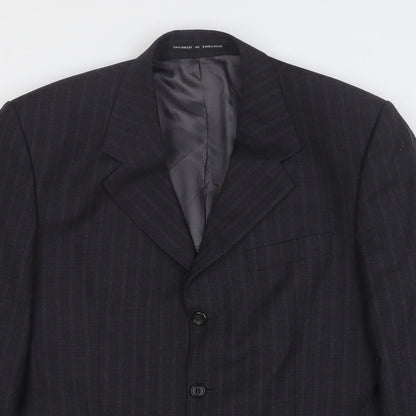 Mens UK Size 40 Preworn Regular Grey Suit Jacket