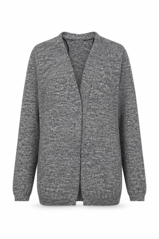 Womens UK Size 4 New Look Grey Cardigan Jumper