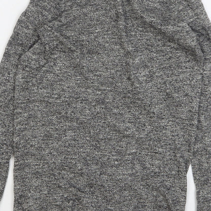 Womens UK Size 4 New Look Grey Cardigan Jumper