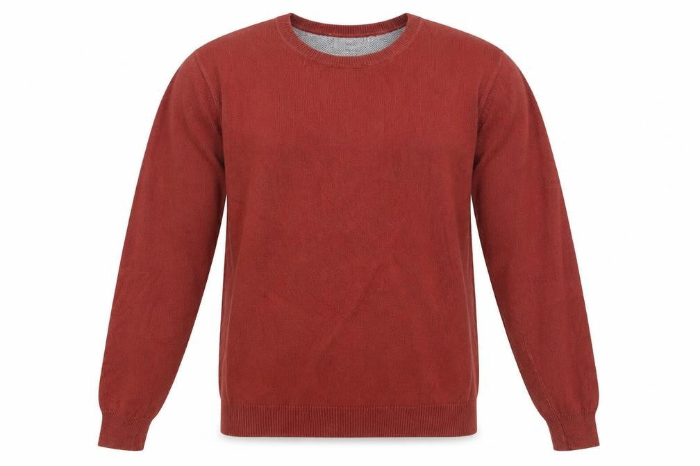 Mens UK Size S Marks and Spencer Orange Pullover Jumper