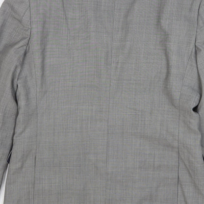 Mens UK Size 36 Topman Regular Grey Suit Jacket