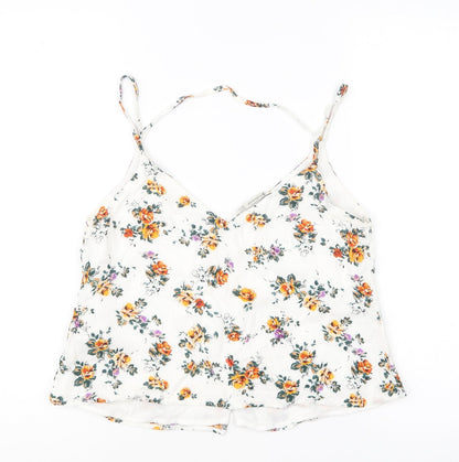 Womens UK Size S Stradivarius Multicoloured Camisole Blouse
