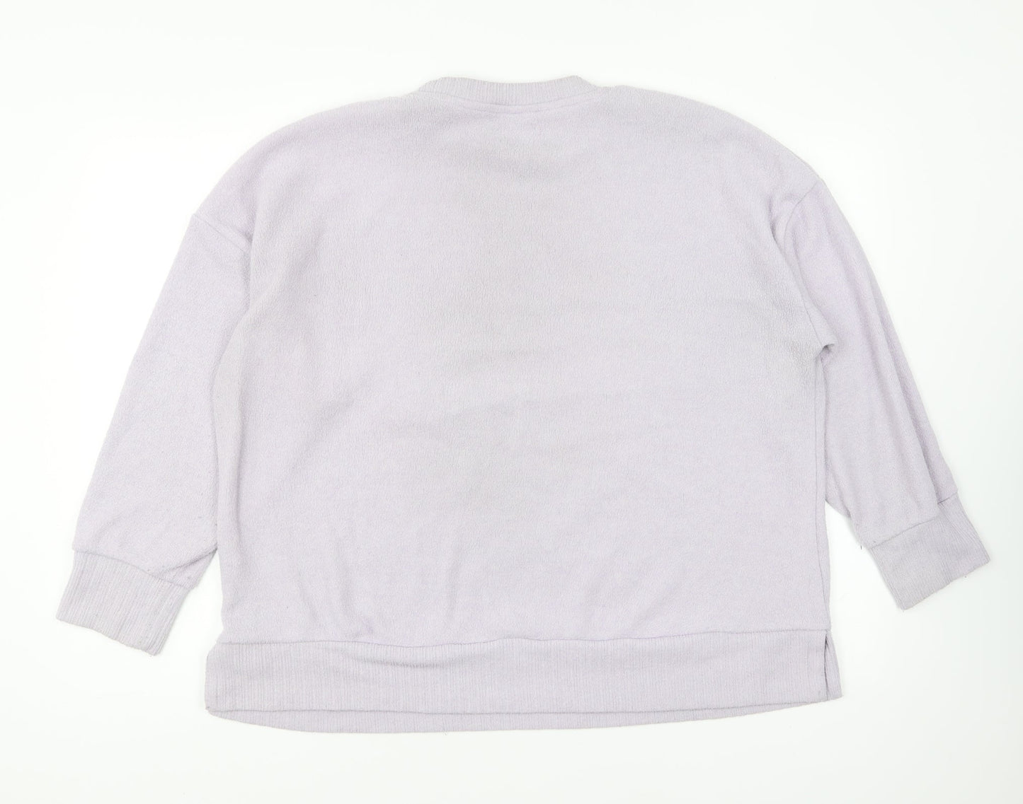 Womens UK Size L Dunnes Stores Purple Pullover Jumper