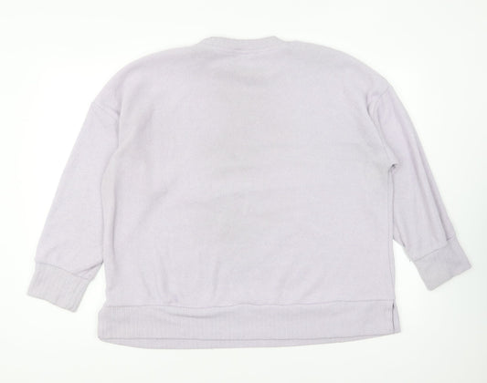 Womens UK Size L Dunnes Stores Purple Pullover Jumper