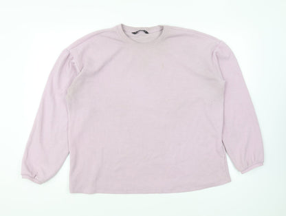 Womens UK Size L Dunnes Stores Purple Pullover Sweatshirt
