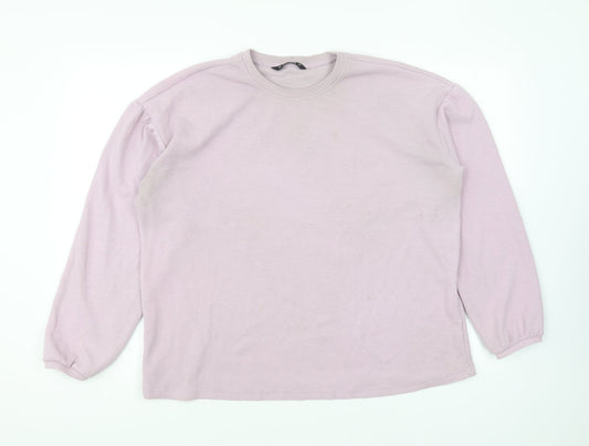 Womens UK Size L Dunnes Stores Purple Pullover Sweatshirt