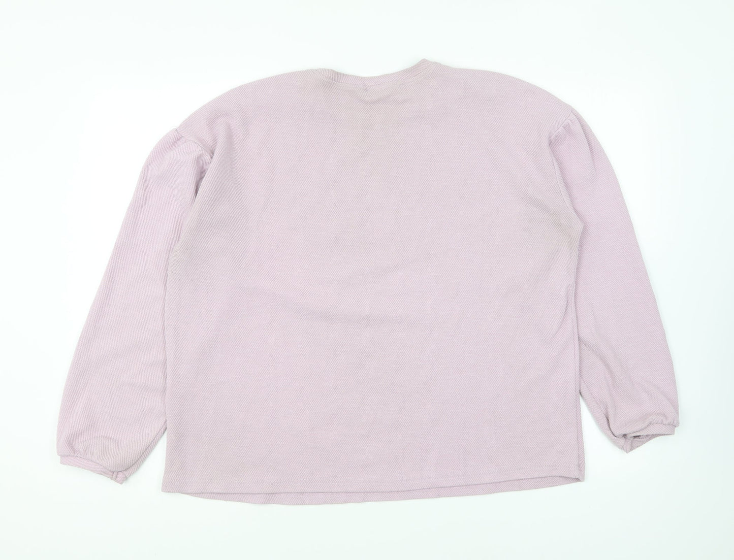 Womens UK Size L Dunnes Stores Purple Pullover Sweatshirt