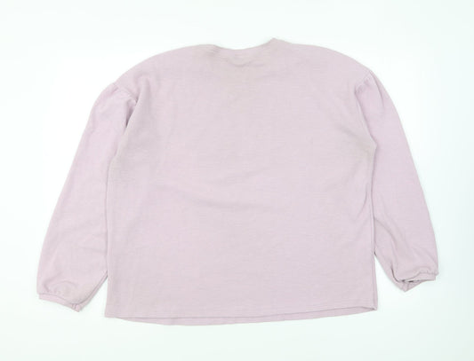 Womens UK Size L Dunnes Stores Purple Pullover Sweatshirt