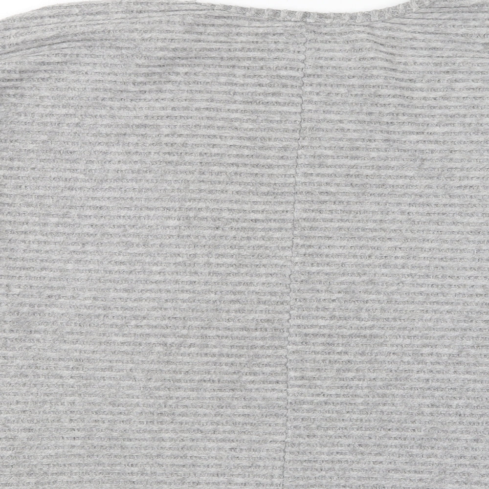 Primark Womens Grey Round Neck Polyester Pullover Jumper Size XL