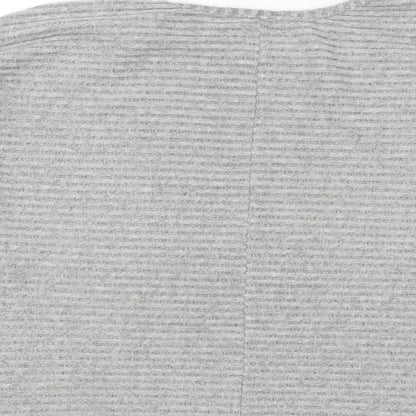 Primark Womens Grey Round Neck Polyester Pullover Jumper Size XL