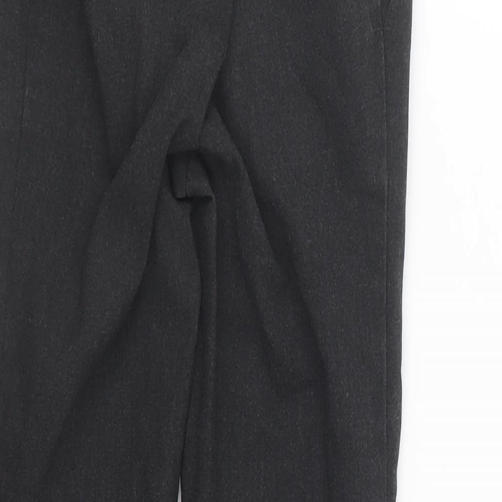 Marks and Spencer Boys Black Polyester Dress Pants Trousers Size 5-6 Years Regular
