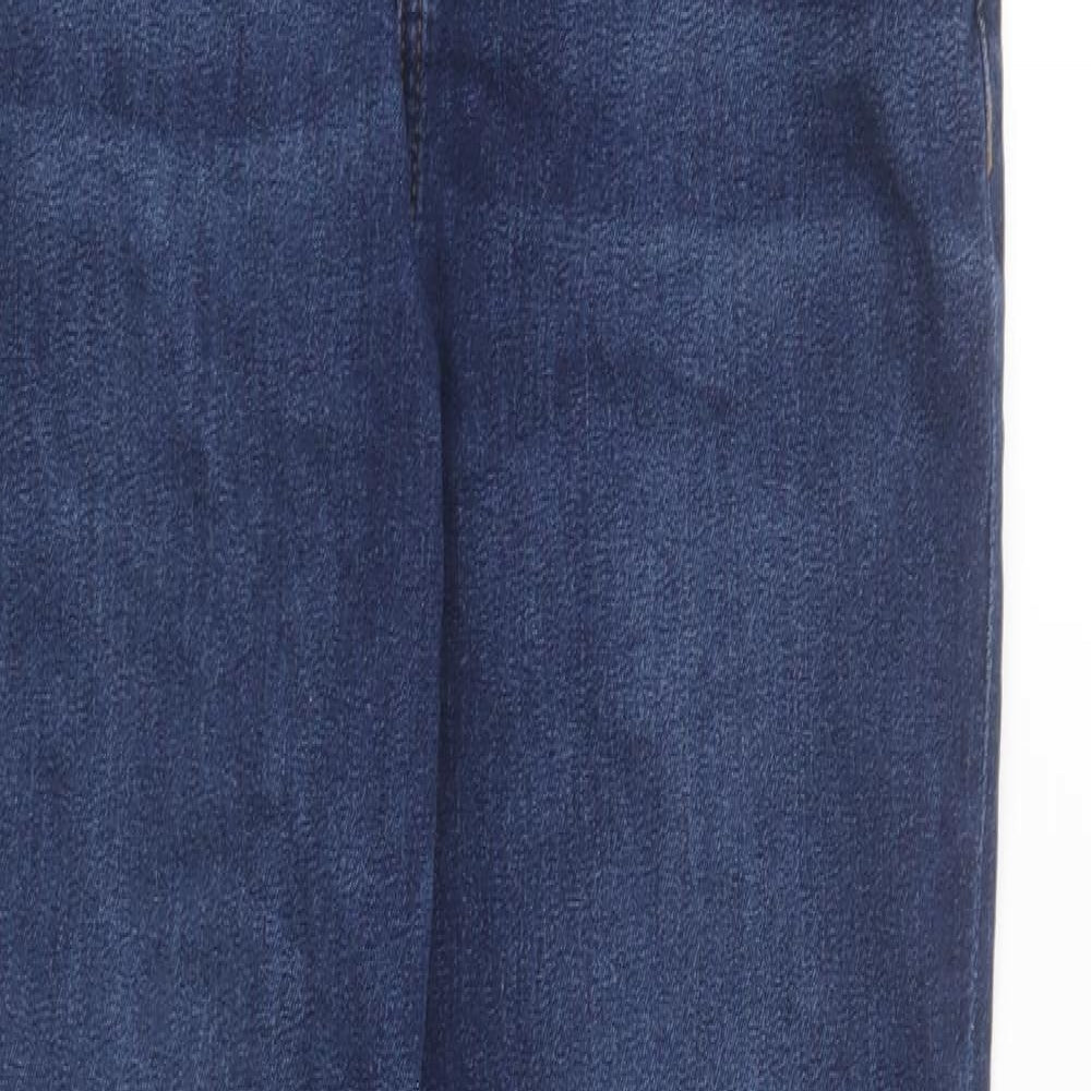 ASOS Womens Blue Cotton Skinny Jeans Size 32 in L32 in Regular Button