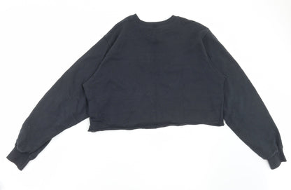 Womens UK Size XS Pull&Bear Blue Pullover Sweatshirt