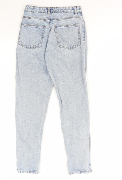 Denim & Co. Womens Blue Cotton Skinny Jeans Size 6 L28 in Regular Zip