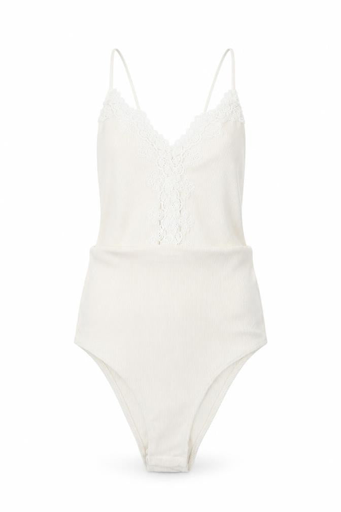 Womens UK Size 6 Topshop One-Piece White Bodysuit