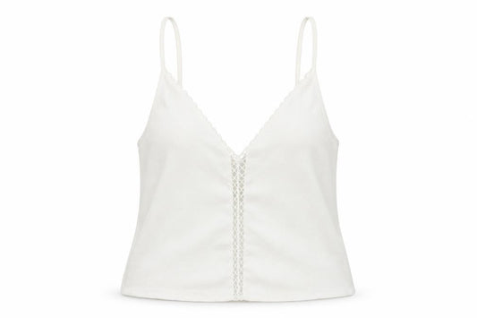Womens UK Size XS Divided by H&M White Camisole Tank