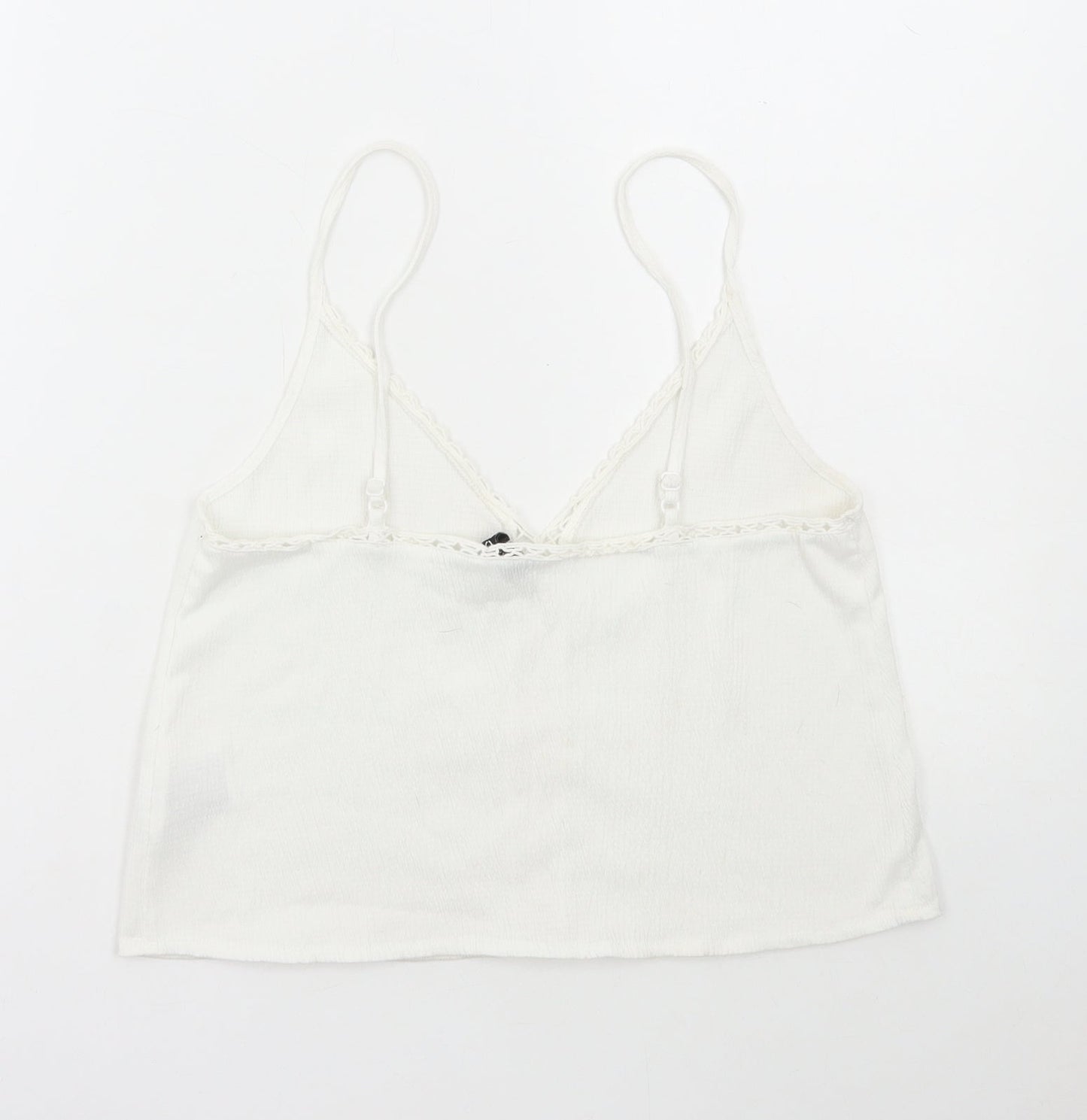 Womens UK Size XS Divided by H&M White Camisole Tank
