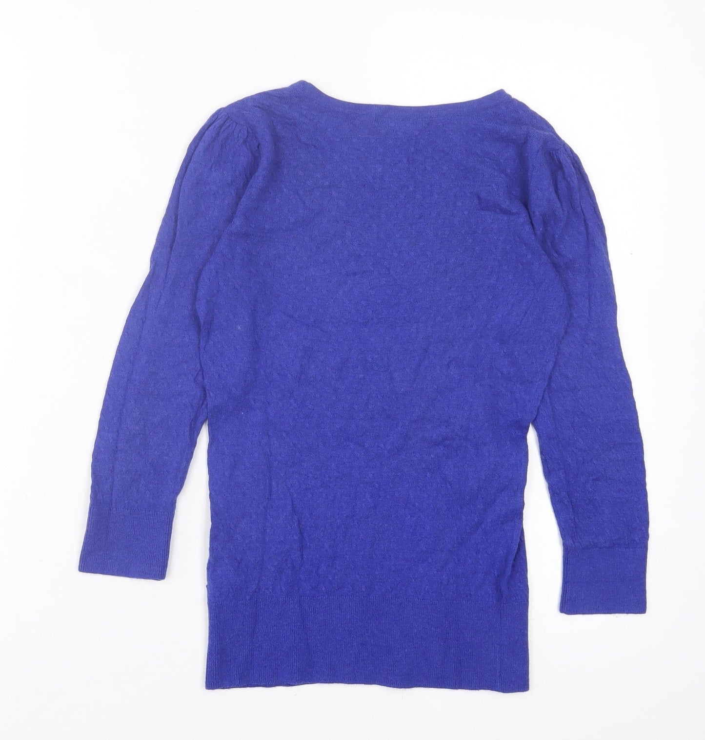 Womens UK Size XS H&M Blue Pullover Jumper
