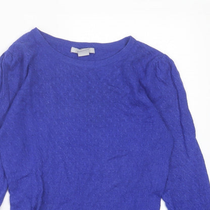 Womens UK Size XS H&M Blue Pullover Jumper