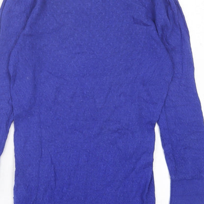 Womens UK Size XS H&M Blue Pullover Jumper