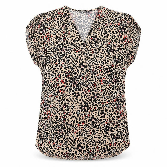 Womens UK Size XS Dunnes Stores Brown Basic T-Shirt