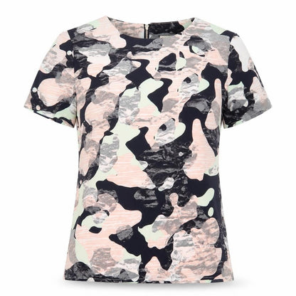 Womens UK Size 10 Sugarhill Multicoloured Basic T-Shirt