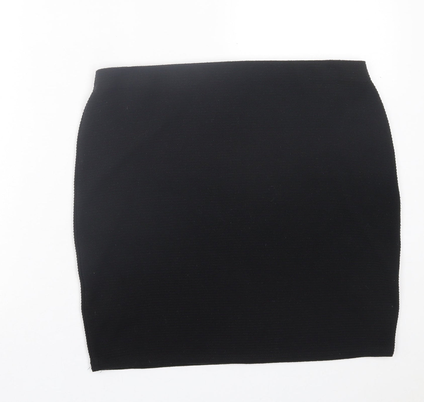 New Look Womens Black Polyester Mini Skirt Size 16