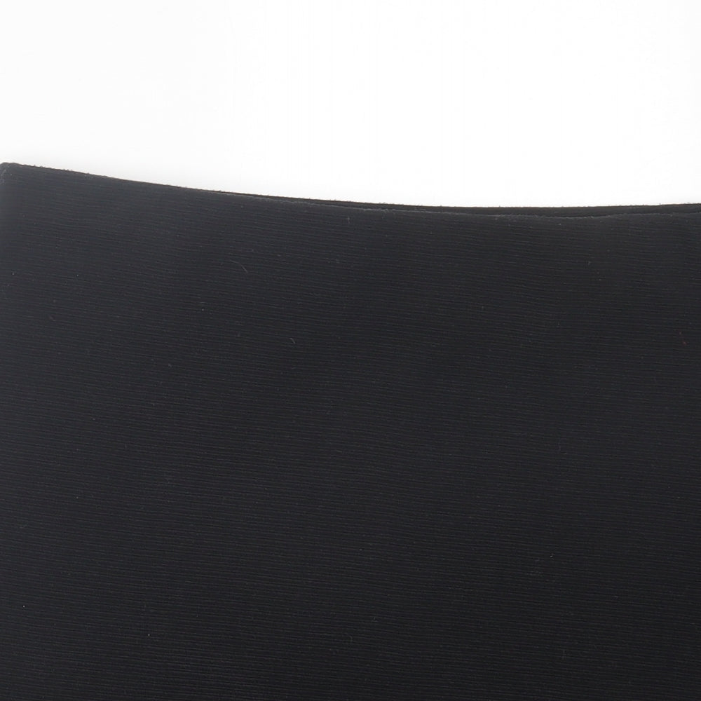 New Look Womens Black Polyester Mini Skirt Size 16