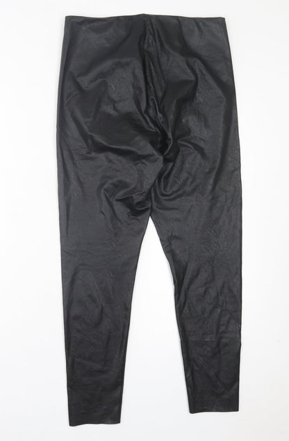 Womens UK Size 16 Gallery Regular Fit Capri Black Trousers