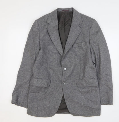 Mens UK Size 40 John Collier Regular Grey Suit Jacket