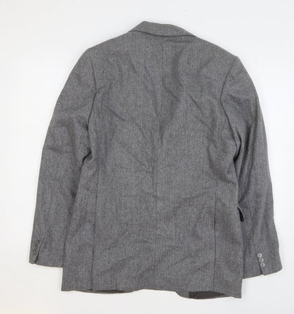 Mens UK Size 40 John Collier Regular Grey Suit Jacket