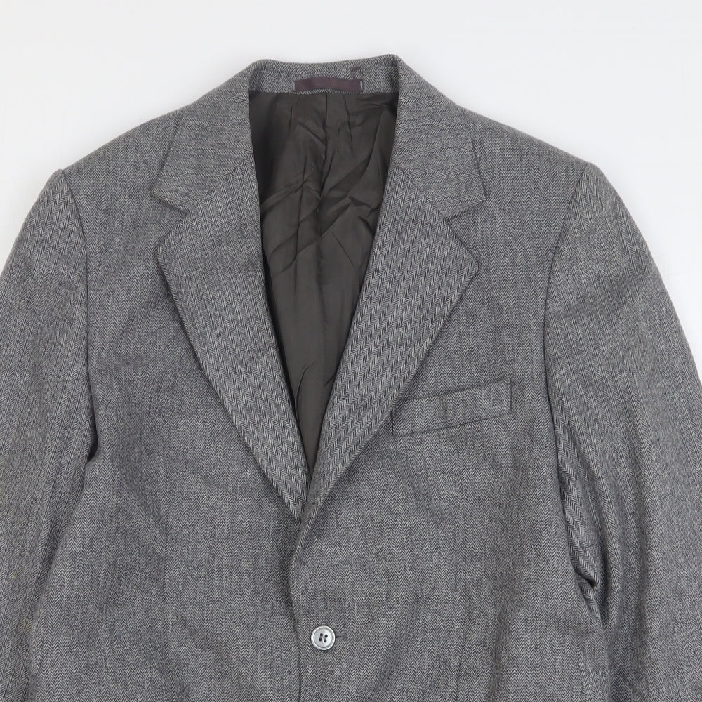 Mens UK Size 40 John Collier Regular Grey Suit Jacket