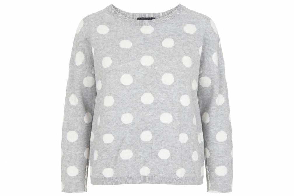 Womens UK Size 8 New Look Grey Pullover Jumper