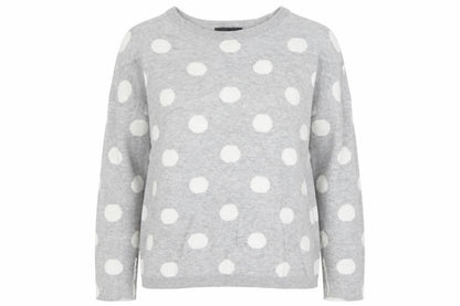 Womens UK Size 8 New Look Grey Pullover Jumper
