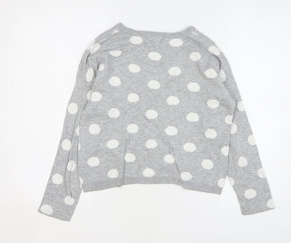 Womens UK Size 8 New Look Grey Pullover Jumper