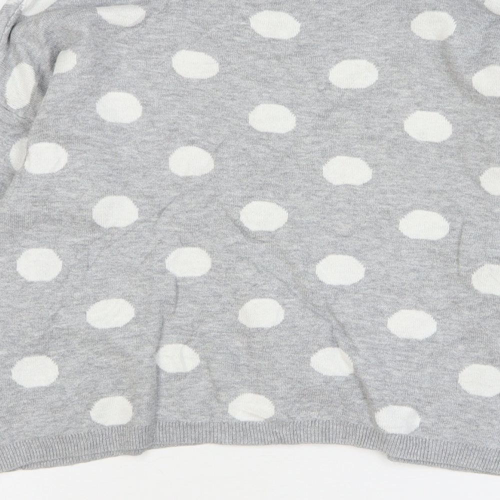 Womens UK Size 8 New Look Grey Pullover Jumper