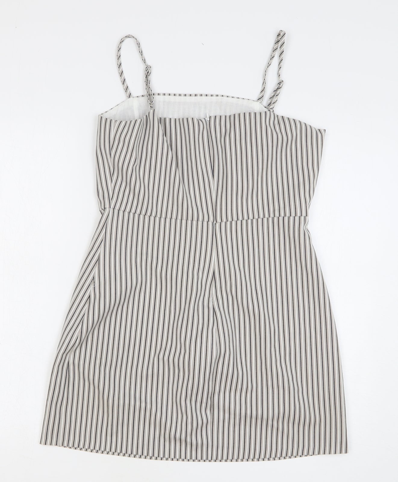 Womens UK Size L Pull&Bear Grey Camisole Tank