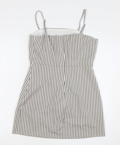 Womens UK Size L Pull&Bear Grey Camisole Tank